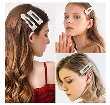 Load image into Gallery viewer, Pearl Hair Barrettes