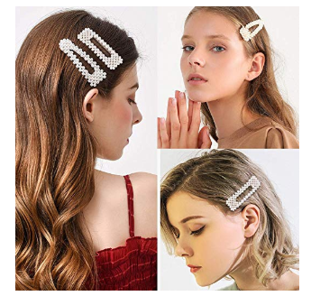 Pearl Hair Barrettes