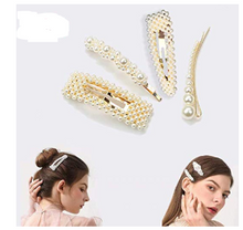 Load image into Gallery viewer, Pearl Hair Barrettes